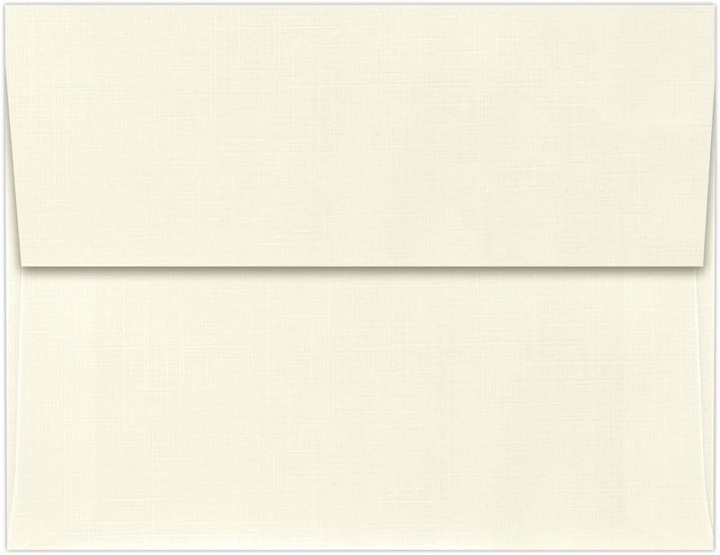 LUXPaper A2 Invitation Envelopes | Peel & Press | 4 3/8" x 5 3/4" | Natural Linen | 80lb. Text | 50 Qty - Image 2